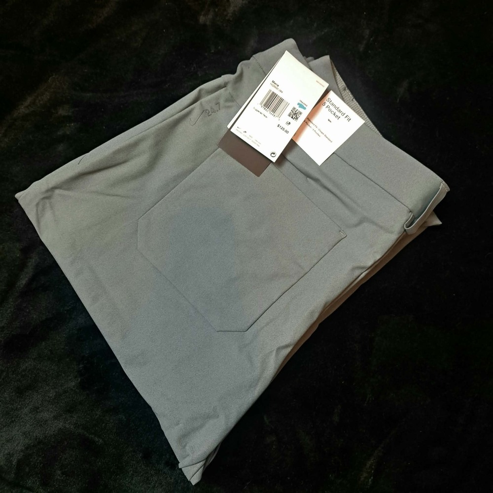 Nike 24.7 Perfect Stretch Dri-Fit Golf Performance Pants Grey HQ6930-084 36 X 32